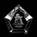 Valecrest 3D Polygon Crystal Award