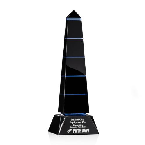 Awards and Trophies - Garrison Obelisk Crystal Award