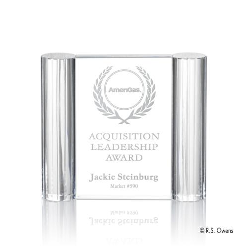 Awards and Trophies - Opus Clear Rectangle Crystal Award