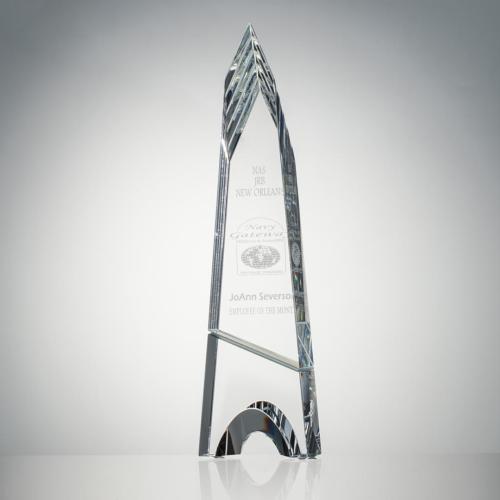 Awards and Trophies - Escadrille Obelisk Crystal Award
