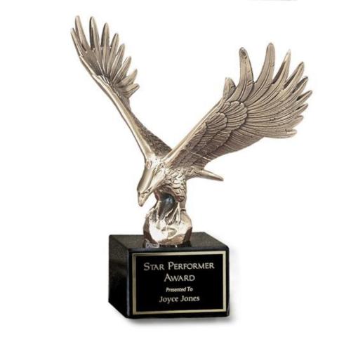 Awards and Trophies - Majestic Eagle Metal on Marble Award