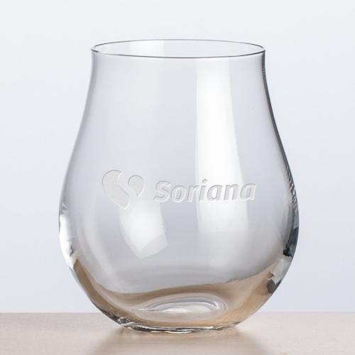 Corporate Gifts - Barware - Wine Glasses - Avondale Stemless Wine - Deep Etch
