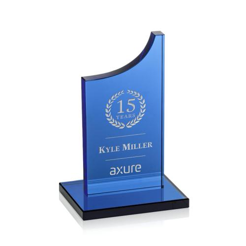 Awards and Trophies - Berrattini Blue Peaks Crystal Award
