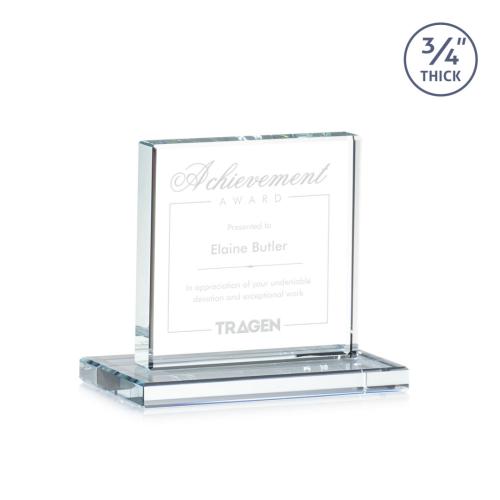Awards and Trophies - Terra Clear Square / Cube Crystal Award