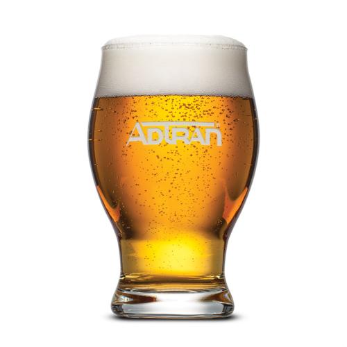 Corporate Gifts - Barware - Pilsners & Steins - Rotherham Beer Glass - Deep Etch