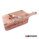 Swissmar&reg; Acacia Paddle Cutting Board & Knife Set 