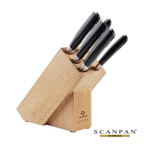 Promotional Productions - Housewares - Kitchen Knives - Scanpan® Classic Knife Block Set - 6pc