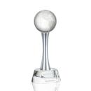 Willshire Clear Globe Crystal Award