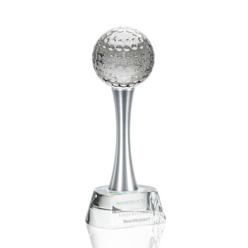 Awards and Trophies - Willshire Golf Globe Crystal Award