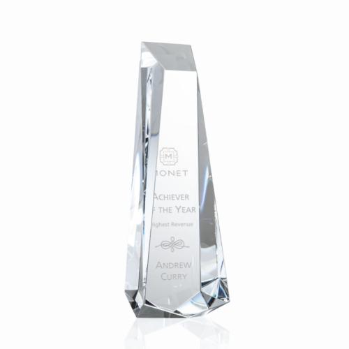 Awards and Trophies - Rustern Obelisk Crystal Award