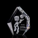 Brickell 3D Polygon Crystal Award