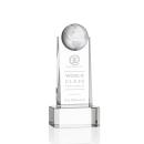 Sherbourne Globe Clear on Base Towers Crystal Award