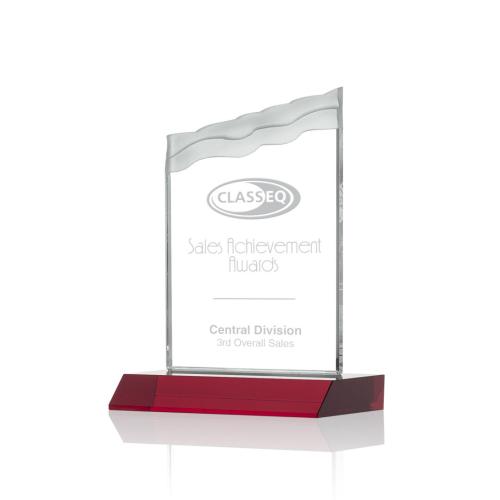 Awards and Trophies - Oakwood Red Peaks Crystal Award