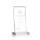 Edmonton Clear Rectangle Crystal Award