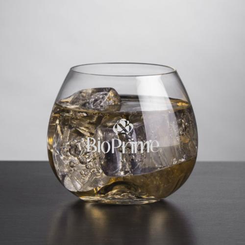 Corporate Gifts - Barware - On the Rocks Glasses - Boston DOF - Deep Etch