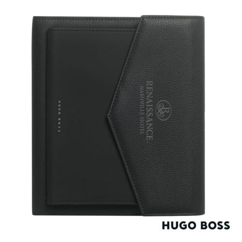 Promotional Productions - Journals & Notebooks - Portfolios - Hugo Boss Sophisticated Black Portfolio