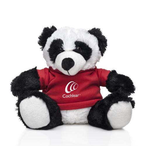 Promotional Productions - Novelty - Teddy Bears - Silas the Stuffed Panda (with T-Shirt)