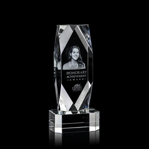 Awards and Trophies - Delta 3D Clear on Base Towers Crystal Award