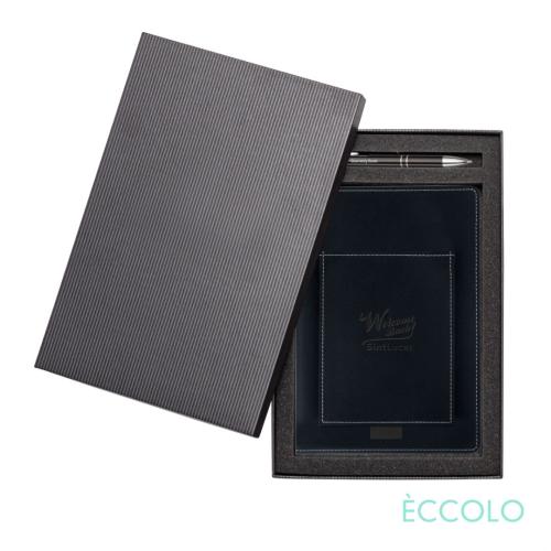 Promotional Productions - Journals & Notebooks - Gift Sets - Eccolo® Austin Journal/Clicker Pen Gift Set - (M)
