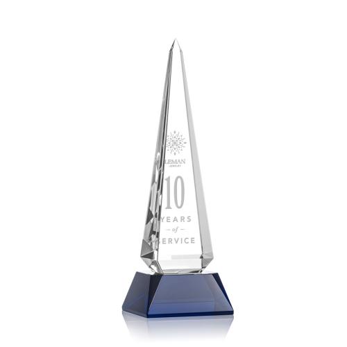 Awards and Trophies - Helmsley Obelisk - Blue