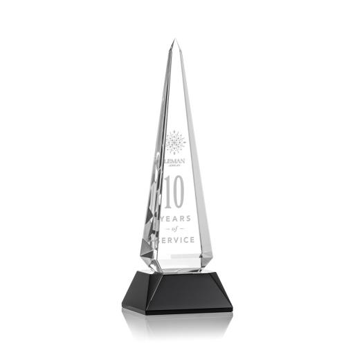 Awards and Trophies - Helmsley Obelisk - Black
