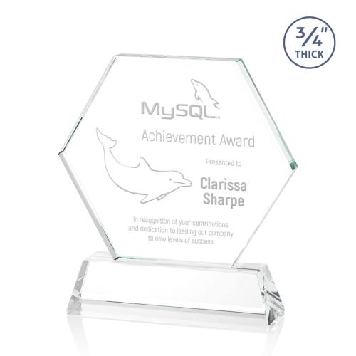 Awards and Trophies - Ralston Optical Polygon Crystal Award