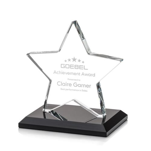 Awards and Trophies - Sudbury Black Star Crystal Award