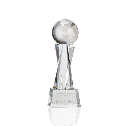 Awards and Trophies - Havant Optical Globe Crystal Award