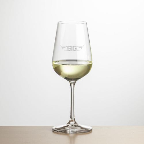 Corporate Gifts - Barware - Wine Glasses - Laurent Wine - Deep Etch