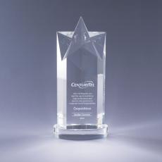 Employee Gifts - Rising Star - Clear