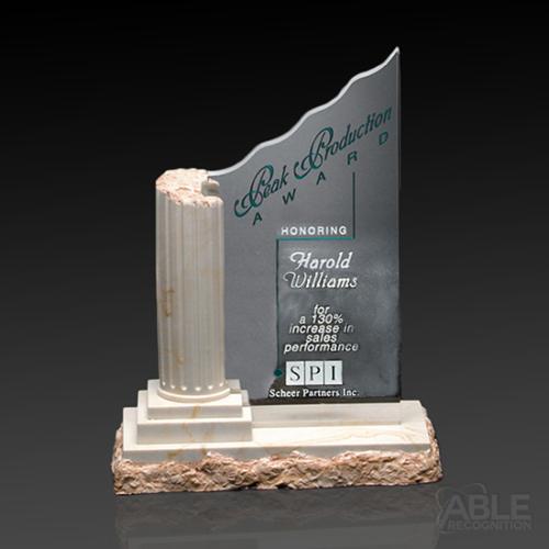 Awards and Trophies - Crystal Awards - Corinthian Column