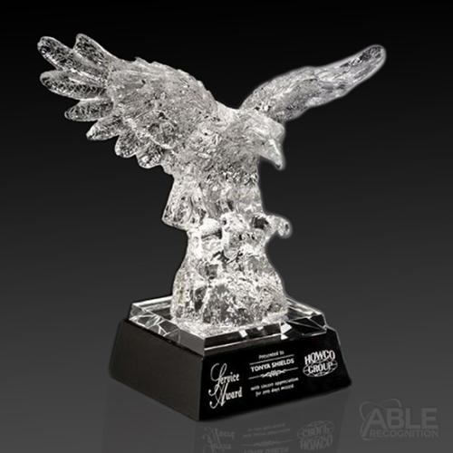 Awards and Trophies - Crystal Awards - Majestic Eagle