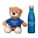 Chester Teddy Bear/Bottle Gift Set
