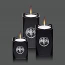 Abbey Candleholders - Black (Set of 3)