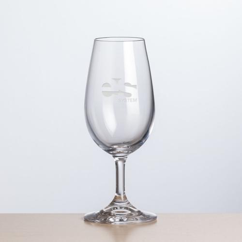 Corporate Gifts - Barware - Wine Glasses - Woodbridge Wine Taster - Deep Etch
