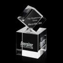 Affirmation Square / Cube Crystal Award
