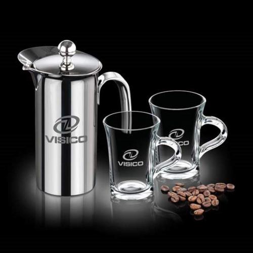 Promotional Productions - Housewares - Coffee Makers - French Press & Selkirk Set