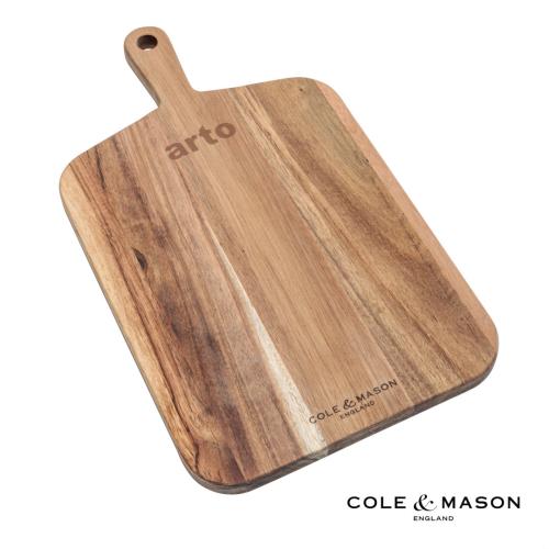 Promotional Productions - Housewares - Cutting Boards - Cole & Mason™ Acacia Serving & Chopping Board