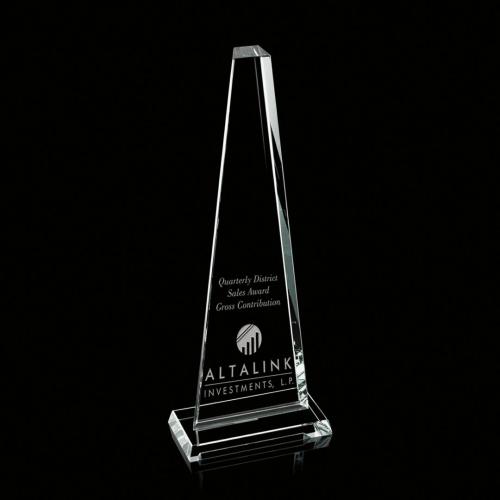 Awards and Trophies - Pinnacle Starfire Towers Crystal Award