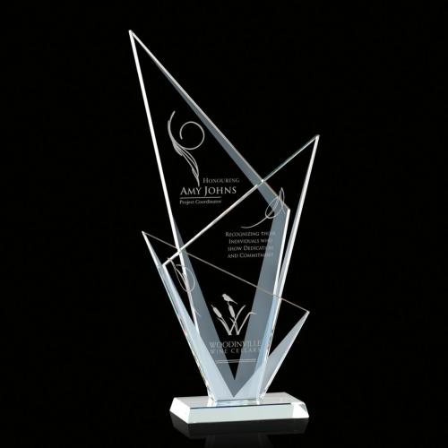 Awards and Trophies - Eastdale Starfire Unique Crystal Award