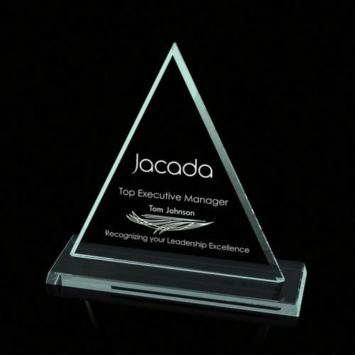 Awards and Trophies - Princeton Jade Pyramid Glass Award